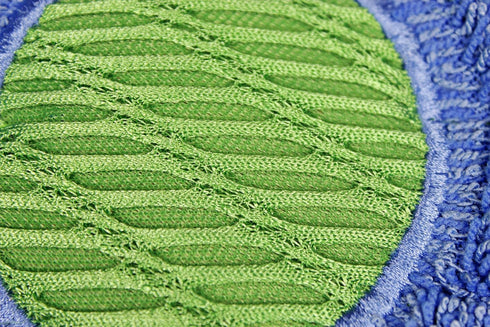 Twist Yarn Mop Pad with Spot Cleaning Scrubber, 18 Inches, 6 Pack