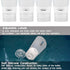 LiquiSnugs Premium Travel Bottles - 100% Leak Proof Silicone Toiletries - TSA Approved, Suction Cups & Adjustable Labels
