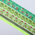 Red Green Ribbon, 10 Rolls Total 50 Yards for Christmas Craft, Gift Wrapping, and DIY Decoration