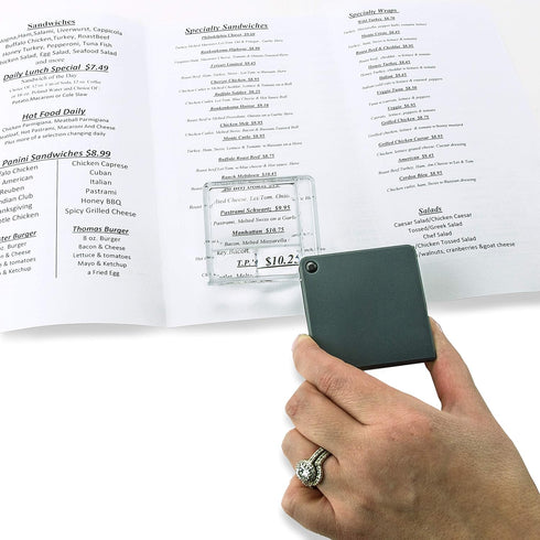 Carson MagniFlip Plus 2.5x/5x/7x Flip-Open Magnifier GN-44