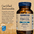 Wiley's Finest Wild Alaskan Fish Oil Peak EPA - Triple Strength 1000mg Omega-3s, SQF-Certified - 60 Softgels (60