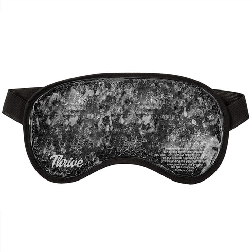 Thrive Hot & Cold Gel Beads Eye Mask - Midnight 1 Count, Adjustable Strap & Flexible Gel Insert, Cooling Sleep Mask &