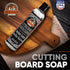 Heritage Products Cutting Board Soap - Food Safe Wood Cleaner for Butcher Block Countertop, Chopping Boards, Wooden Bowls - All Natural Formula is Flavorless, Odorless, Non-Residue (8 oz)