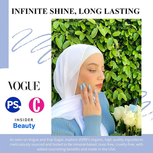 VIVRE Cosmetics Nail Polish - Quick Dry, Shiny, Halal, Vegan, Non-Toxic for Women and Girls - Ferris Wheel Affair
