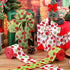 Yinder 2 Rolls 20 Yards Christmas Ribbon, Red and Green Glitter Ribbon, 2.5 Inch for Wreaths, Present Box Wrapping