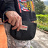 Rough Enough Small Tech Organizer Travel Case - Cable Storage Bag for Electronics & Cords, Black