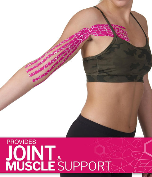 Theraband Hot Red/Black - 2" X 1" Strips