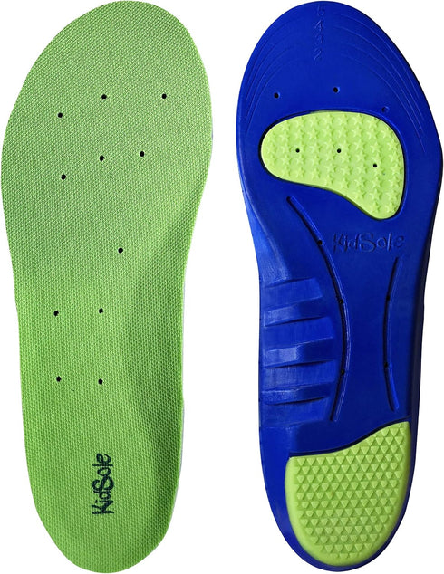 KidSole Slim Memory Foam Sport Children's Athletic Shoes with Extra Top Layer (21 CM, Toddler Size 11-2)
