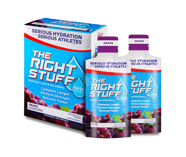 The Right Stuff Electrolyte Drink Concentrate - Grape - 10 Pouch Box