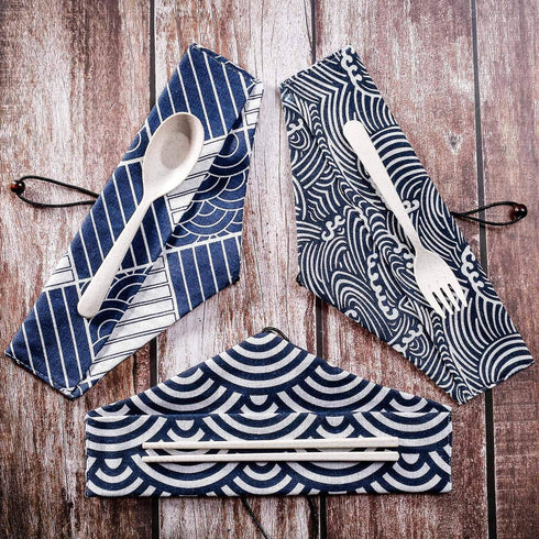 5 Pcs Straw Carrying Pouch Kit, Reusable Straw Bag, Portable Travel Bag for Cutlery and Cleaning Brush Straws