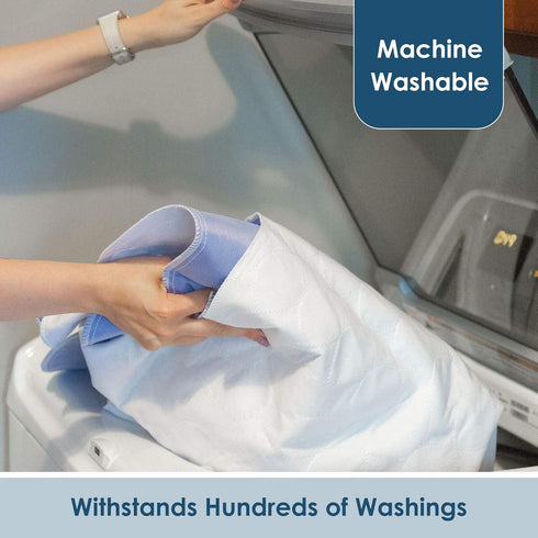 Pack 3 24x36 Washable Bed Pads - Reusable Waterproof Mattress Pad for Kids & Adults - Use as Seniors Incontinence Bed