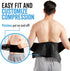 Lumbar Support Back Brace for Men and Women, Plus Size 50" - 70"
