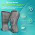 VITAL SALVEO Knee Sleeve-Knee Brace C3-COMFORT for Joint Pain Relief, Germanium and Charcoal Yarn for Men and Women