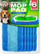 Reusable Pet Heavy Duty Mop Pads, Compatible with Swiffer Sweeper Mops (6-Pack), Washable Microfiber for Wet & Dry Use