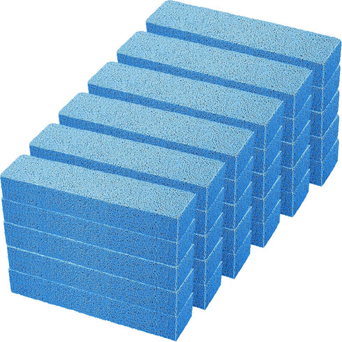 Norme 30 Pieces Pumice Stones, Pumice Scouring Pad, Toilet Bowl Cleaner, Bath, Household, Kitchen, Pool, Blue,