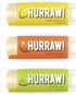 Hurraw! Lemon, Orange, Lime Lip Balms, 3 Pack Bundle: Organic, Vegan, Cruelty Free