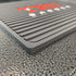 TRU BARBER ORGANIZER MAT, 14”X 9” (Charcoal Grey) - Flexible PVC Station Mat for Salon and Barbershop Tools