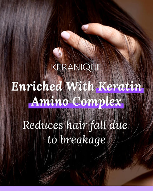 Keranique Hair Mask for Damaged Hair - Deep Repair, Hydrating Hair Mask for Dry, Fine Hair with Keratin Protein