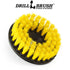 Cleaning Supplies - Threaded 5-inch Commercial Scrub Brush for Electric, Pneumatic Polishers