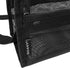 SHANY Collapsible Makeup Tools Travel Mesh Bag – Large See-Thru Tote with Zippered Pockets, Black