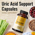 Uric Acid Support Capsules - Herbal Supplement with Tart Cherry, Celery, Turmeric & Milk Thistle - 1200 mg, 100 Capsules