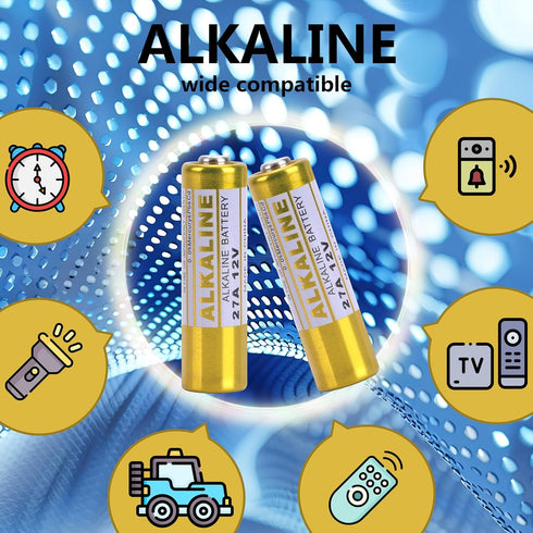 kunying A27 27A 12V Battery,27a 12v Remote,27a 5 Pack, 12 A27 Battery for Batteries Long Lasting Volt Batteries