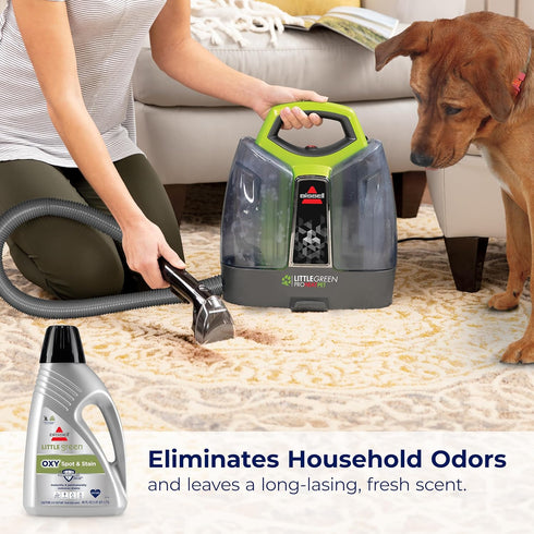 BISSELL Little Green OXY Spot & Stain Formula, 60 oz, 20386 for Portable Carpet Cleaners
