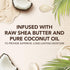 Suave Professionals Shea Butter and Coconut Oil Hair Cream for Natural Hair, 12 oz - Wavy to Curly, Paraben-free