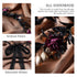MOSTORY Elf Black Flower Crown, Gothic Floral Headpiece, Dark Elven Tiara for Women Cosplay