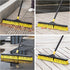 Yocada 24 inch Push Broom Brush, 65.3 inch Long Handle Heavy-Duty Outdoor Commercial Broom for Cleaning