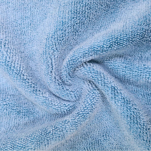 POLYTE Microfiber Cleaning Towel, 16x24, 6 Pack, Professional, Blue, Camel, Gray