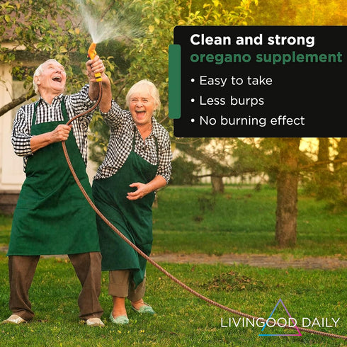Livingood Daily Immune Support Supplement - 120 Vegetarian Capsules - Gut Health, Intestinal Cleansing, & Antioxidant