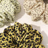 Scrunchies Hair Ties for Women - Big Silk Satin Jumbo Oversized Scrunchy for Thick Hair, Yellow Ligas Para el Cabello