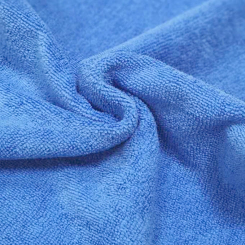 POLYTE Microfiber Cleaning Cloth, 12 x 16 in, Blue, Green, Yellow, 24 Pack
