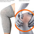 Elastic Cotton Knee Warmers, Knee Sleeves for Men and Women, Circulation Support, Joint Pain Relief, One Pair