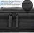 Purevave Compact Mens Toiletry Travel Bag, Waterproof Hanging Dopp Kit, Black Wash Pouch