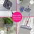 Heavy Duty Square Spin Mop for Floor Cleaning, Separate Compartment for Clean and Dirty Water, Use Any Cleaning