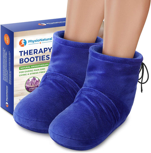 Microwaveable Booties and Feet Warmers - Deep-penetrating heat for relieving foot stiffness,