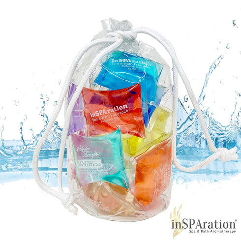 inSPAration Spa and Bath Aromatherapy Sample Gift Pack Bag, Model# 151, 1/2-Ounce