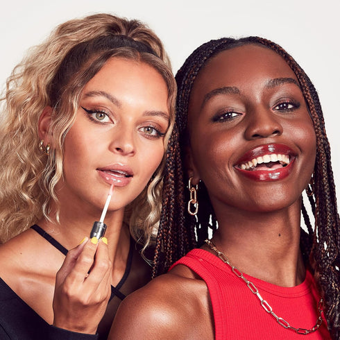 Rimmel Stay Glossy Lip Gloss - Non-Sticky Lightweight Formula for Lip Color and Shine - 020 Sunday Brunch, 0.18oz