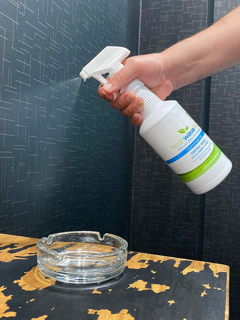 Fresh Wave IAQ Commercial Smoke Away Air & Fabric Spray, 32 Fl. Oz., Safer Natural Ingredients for Odor Eliminator