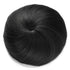 Onedor Synthetic Fiber Hair Extension, Chignon Donut Bun Wig Hairpiece, 1B - Off Black