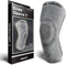 Vital Salveo Knee Compression Sleeve, X-Large, Light Grey for Pain Relief in Sports