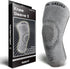 Vital Salveo Knee Compression Sleeve, X-Large, Light Grey for Pain Relief in Sports