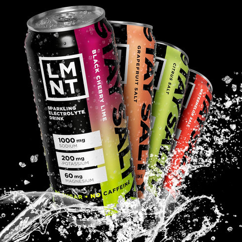 Pack 12-Count LMNT Sparkling Electrolyte Drink - Variety |