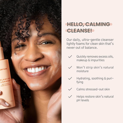 Karuna Skin Balancing Face Cleanser, 5.07 fl oz - Gentle Cleanser for All Skin Types, Daily Use