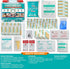 General Medi 110 Pieces Small First Aid Kit - Hard Case First Aid Box for Travel, Home, Office, Camping
