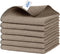 MR.SIGA 6 Pack Waffle Pattern Cleaning Cloths, Ultra Soft Microfiber Kitchen Cleaning Towels, Sandy Brown, 12.6 x 12.6