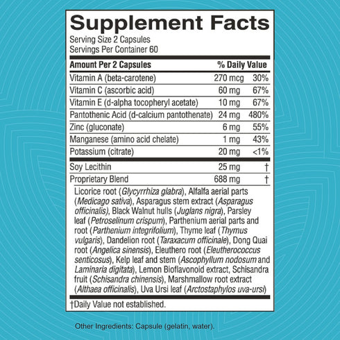 Nature's Sunshine Master Gland, 120 Capsules for Complete Nutritional Support and Energy Metabolism