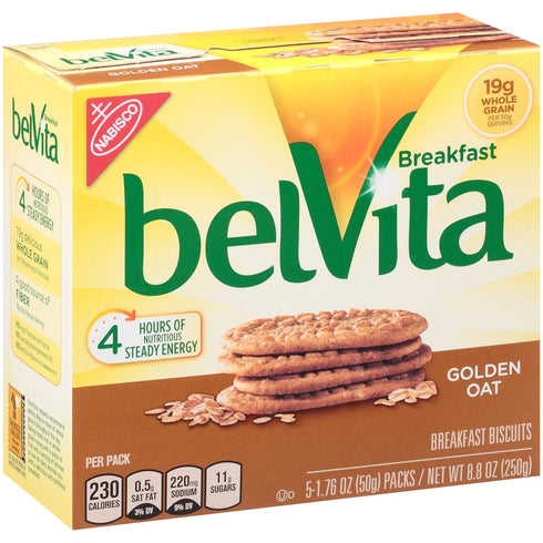 belVita Breakfast Biscuits, Golden Oat, 8.8 oz